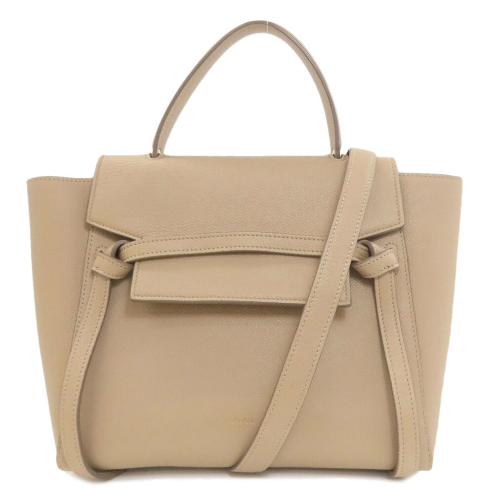 Celine Micro Belt Bag 2-Way Handbag Calfskin Women's CELINE